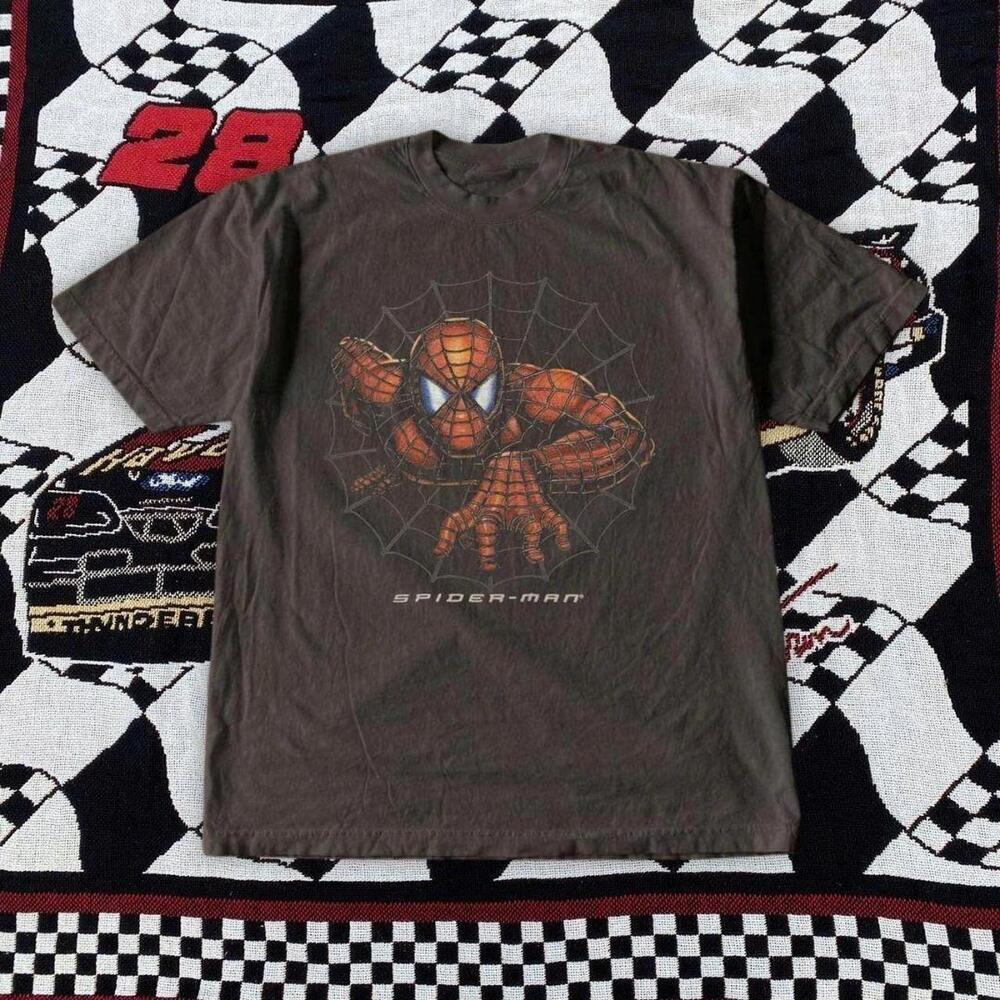Brown Spider-Man Movie Promo T-Shirt
